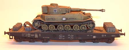 80.208: Ferdinand Tiger Bahnverladen (komplett Modell)