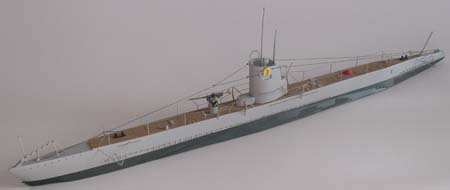 80.250: U-Boot Typ II B Wasserlinie
